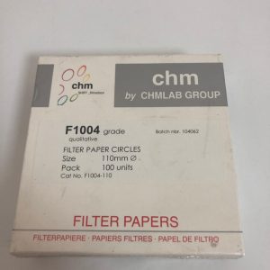 Filter paper 110 mm- Very fast filtration